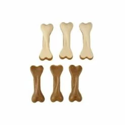 FLAMINGO Duetto Twisted Bones Poul&fromage 7cm -Alimentation pour chien Soldes 10227844 2