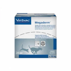 VIRBAC Megaderm Monodose Compléments Alimentaires Allergies Pour Chiens Et Chats Petits Chiens Et Chats 28 Sachets De 4 Ml