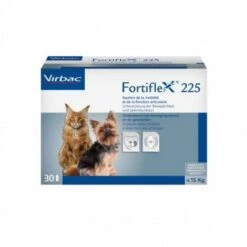 VIRBAC Comprimés Fortiflex Pour Chien Et Chat Souffrant D'arthrite Et D'arthrose De 1 à 15 Kg Boîte De 30 Cps