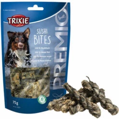TRIXIE Friandises Sushi Pour Chien Environ 25 Cubes De 2.5 Cm