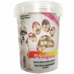BUBIMEX Seau De Friandises Pour Chien Saveur Saumon Bubi Snack Pinkies