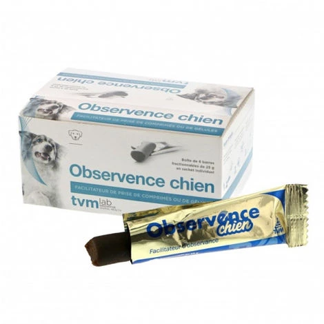 TVM Observence Compléments Alimentaires Appétents Pour Chiens Barres 25 G - Sachet De 6 3 TVM Observence Compléments Alimentaires Appétents Pour Chiens Barres 25 G - Sachet De 6