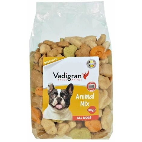 VADIGRAN Snack Chien Biscuits Animal Mix 500g 3 VADIGRAN Snack Chien Biscuits Animal Mix 500g