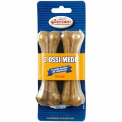 RECORD Os Moyen Naturel Traité Thermiquement En Cuir De Vachette Pour Chiens