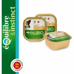 ÉQUILIBRE & INSTINCT Terrine BIO Chien Adulte Riche En Volaille - Equilibre & Instinct Désignation : Terrine BIO Pour Chien Riche En Volaille - Equilibre & Instinct | Conditionnement : 300g Equilibre & Instinct 405587