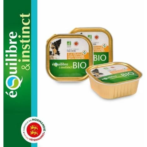 ÉQUILIBRE & INSTINCT Terrine BIO Chien Adulte Riche En Volaille - Equilibre & Instinct Désignation : Terrine BIO Pour Chien Riche En Volaille - Equilibre & Instinct | Conditionnement : 300g Equilibre & Instinct 405587 3 ÉQUILIBRE & INSTINCT Terrine BIO Chien Adulte Riche En Volaille - Equilibre & Instinct Désignation : Terrine BIO Pour Chien Riche En Volaille - Equilibre & Instinct | Conditionnement : 300g Equilibre & Instinct 405587
