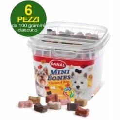SANAL 6 Mini Boîtes D'os Pour Petits Chiens