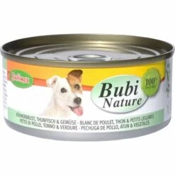 BUBIMEX Patee Pour Chien Bubi Blanc De Poulet Et Thon