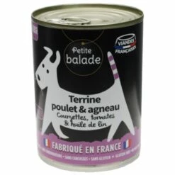 ESPACE PASSION Petite Balade Pour Chien Poulet Et Agneau 400g