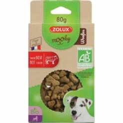 ZOLUX Friandise Mooky Bio Woofies Boeuf 80g