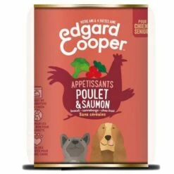 EDGARD & COOPER Patee Pour Chien Poulet Saumon Chien 400gr