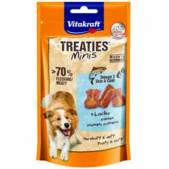 Friandises Pour Chien Treaties Mini Vitakraft Saumon + Omega 3 48 G