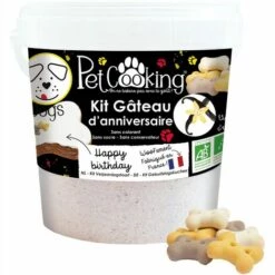 PETCOOCKING Kit Pour Gâteau D'anniversaire Pour Chien à La Vanille
