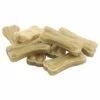 Paris Prix - Lot De 8 Os à Mâcher "peau De Vache" 5cm Beige -Alimentation pour chien Soldes 33706385 1