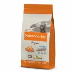 Croquettes Pour Chien Nature's Variety True Instinct Sans Céréales Medium & Maxi Adult Saumon - Sac De 10 Kg