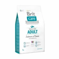 BRIT CARE GRAIN-FREE CROQUETTE SAUMON/POMMES DE TERRE SANS CÉRÉALES POUR CHIEN ADULTE 3 KG 8595602510153