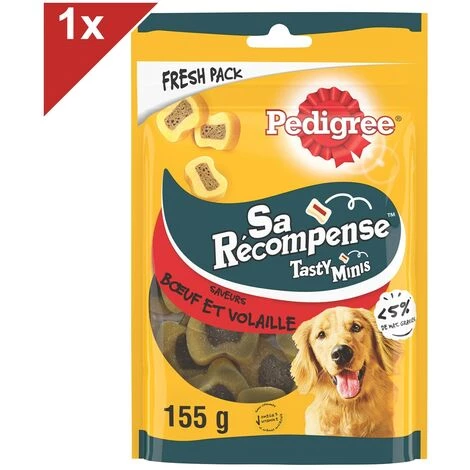 PEDIGREE Sa Récompense Friandises Saveurs Boeuf Et Volaille Pour Chien 155g 3 PEDIGREE Sa Récompense Friandises Saveurs Boeuf Et Volaille Pour Chien 155g