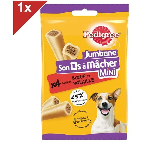 PEDIGREE Son Os à Mâcher Récompenses Pour Petit Chien 4 Friandises (1x160g) - Marron 3 PEDIGREE Son Os à Mâcher Récompenses Pour Petit Chien 4 Friandises (1x160g) - Marron