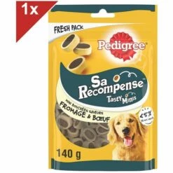 PEDIGREE Sa Récompense Friandises Saveurs Boeuf Et Fromage Pour Chien 140g