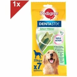 PEDIGREE Dentastix Fresh Friandises à Mâcher Grand Chien 7 Sticks Dentaires(1x7)