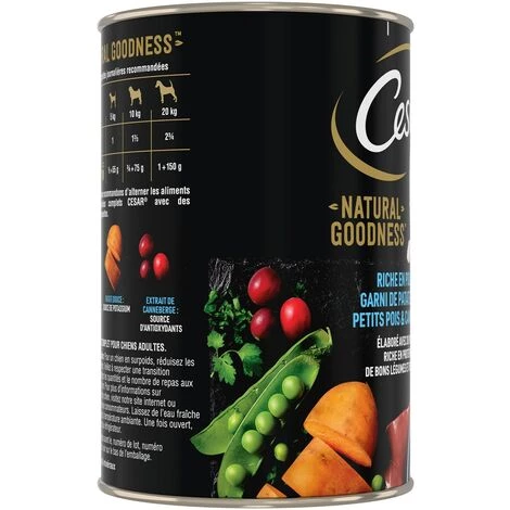 CESAR Natural Goodness Boîtes Riches En Poulet Sans Céréales Pour Chien 12x400g 4 CESAR Natural Goodness Boîtes Riches En Poulet Sans Céréales Pour Chien 12x400g – Image 2