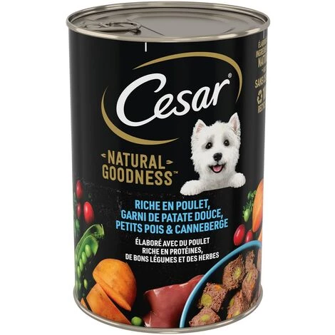CESAR Natural Goodness Boîtes Riches En Poulet Sans Céréales Pour Chien 12x400g 7 CESAR Natural Goodness Boîtes Riches En Poulet Sans Céréales Pour Chien 12x400g – Image 5
