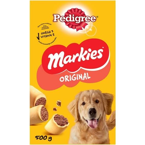 PEDIGREE Markies Biscuits Fourrés Pour Chien 12x500g 4 PEDIGREE Markies Biscuits Fourrés Pour Chien 12x500g – Image 2