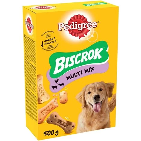 PEDIGREE Biscrok Biscuits Croquants Multi Mix Pour Chien 6x500g 4 PEDIGREE Biscrok Biscuits Croquants Multi Mix Pour Chien 6x500g – Image 2