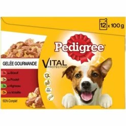 PEDIGREE 48 Sachets Fraîcheur En Gelée 4 Variétés Pour Chien 100g (4x12) 9 PEDIGREE 48 Sachets Fraîcheur En Gelée 4 Variétés Pour Chien 100g (4x12) -Alimentation pour chien Soldes 41868991 3