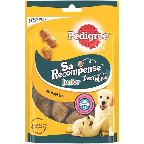 PEDIGREE Sa Récompense Junior Friandises Au Poulet Pour Chiot 6x125g 4 PEDIGREE Sa Récompense Junior Friandises Au Poulet Pour Chiot 6x125g – Image 2