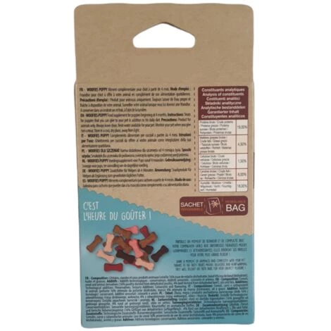 Friandise Pour Chiot, Forme Petit Os, 80 Grammes, Mix Poulet Bœuf. - Animallparadise 4 Friandise Pour Chiot, Forme Petit Os, 80 Grammes, Mix Poulet Bœuf. - Animallparadise – Image 2