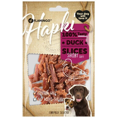 Friandise Tranche De Canard Hapki BBQ Pour Chien 85 G Sans Gluten - Flamingo Pet Products 5 Friandise Tranche De Canard Hapki BBQ Pour Chien 85 G Sans Gluten - Flamingo Pet Products – Image 3