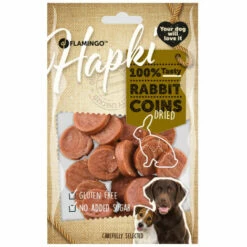 Friandise Lapin Pièces Hapki BBQ Pour Chien 85 G Sans Gluten - Flamingo Pet Products -Alimentation pour chien Soldes 51741682 3