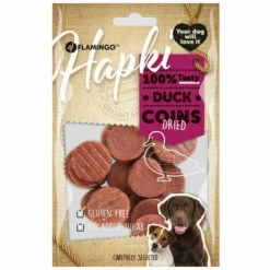Friandise Pièces Canard Hapki BBQ Pour Chien 85 G Sans Gluten - Flamingo Pet Products -Alimentation pour chien Soldes 51741695 2