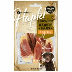 Friandise Lamelles De Lapin Enveloppé De Poulet Hapki BBQ Pour Chien 85 G Sans Gluten - Flamingo Pet Products -Alimentation pour chien Soldes 51741696 3
