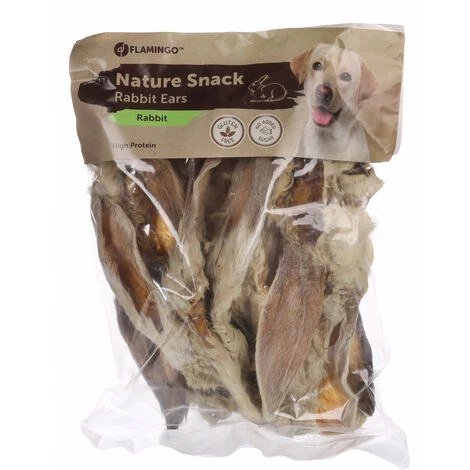 Oreille De Lapin Avec Poils Nature Snack 200 G Pour Chien - Flamingo Pet Products 4 Oreille De Lapin Avec Poils Nature Snack 200 G Pour Chien - Flamingo Pet Products – Image 2