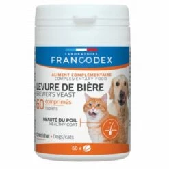 Levure De Bière Pour Chiens Et Chats, Boite De 60 Comprimés. - Francodex