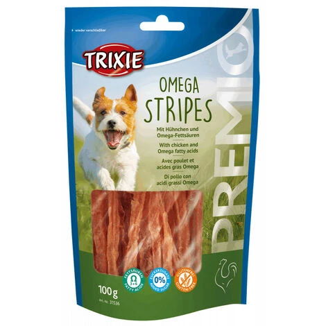 Friandise Au Poulet Pour Chien Sachet De 100 Gr - OMEGA Stripes - Trixie 7 Friandise Au Poulet Pour Chien Sachet De 100 Gr - OMEGA Stripes - Trixie – Image 5