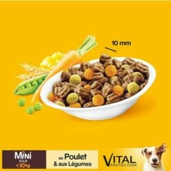 PEDIGREE Mini Croquettes Au Poulet Pour Petit Chien Adulte(<10kg) 6x2kg -Alimentation pour chien Soldes 51906108 3