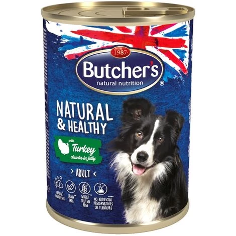 BUTCHERS BUTCHER'S PET CARE 5011792005642 PÂTÉE POUR CHIEN TURQUIE ADULTE 400 G 5 BUTCHERS BUTCHER'S PET CARE 5011792005642 PÂTÉE POUR CHIEN TURQUIE ADULTE 400 G – Image 3