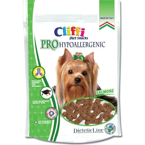 CLIFFI Snack Hypoallergénique Pro Saumon 100 G. Collation Semi-humide Très Savoureuse, Formulée Avec Uniquement Des Protéines De Saumon, Naturellement Riche En Oméga 3. Aliment Diététique Complémentaire Pour Chiens, Pour La Réduction Des Intolérances Aux Ingrédi 3 CLIFFI Snack Hypoallergénique Pro Saumon 100 G. Collation Semi-humide Très Savoureuse, Formulée Avec Uniquement Des Protéines De Saumon, Naturellement Riche En Oméga 3. Aliment Diététique Complémentaire Pour Chiens, Pour La Réduction Des Intolérances Aux Ingrédi