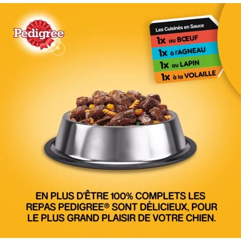 PEDIGREE 12 Boîtes En Sauce 3 Variétés Pâtée Pour Chien 400g (2x6) 5 PEDIGREE 12 Boîtes En Sauce 3 Variétés Pâtée Pour Chien 400g (2x6) – Image 3