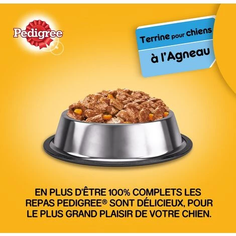 PEDIGREE 12 Boîtes En Terrine Pâtée Pour Chien 3 Variétés 410g (2x6) 5 PEDIGREE 12 Boîtes En Terrine Pâtée Pour Chien 3 Variétés 410g (2x6) – Image 3