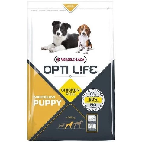 VERSELE LAGA Opti Life Puppy Medium 12,5 Kg 3 VERSELE LAGA Opti Life Puppy Medium 12,5 Kg