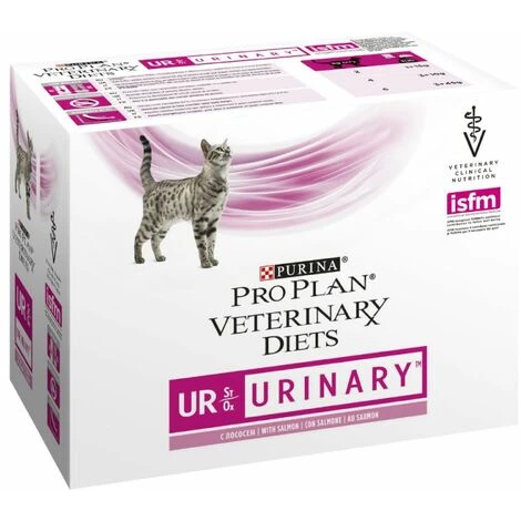 PURINA VETERINARY DIETS PURINA Pro Plan - Veterinary Diets - Chat Urinary St/Ox- Saumon - Sachets 10*85gr 3 PURINA VETERINARY DIETS PURINA Pro Plan - Veterinary Diets - Chat Urinary St/Ox- Saumon - Sachets 10*85gr