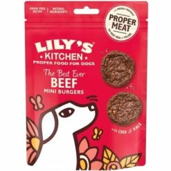 Lily's Kitchen - Mini Burgers Pour Chien Au Boeuf - Sachet 70g