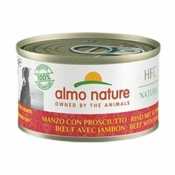 ALMO NATURE 8001154124255 PÂTÉE POUR CHIEN BœUF, JAMBON ADULTE 95 G