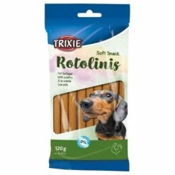 TRIXIE Rotolinis, à La Volaille, 12 Cm, 12 Pcs/120 G