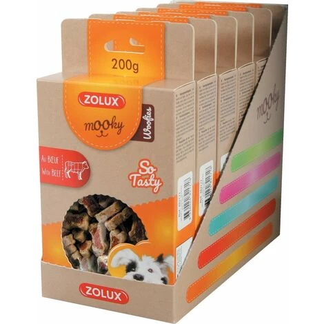 ZOLUX Mooky Clas Woofies Boeuf 200g 6 ZOLUX Mooky Clas Woofies Boeuf 200g – Image 4