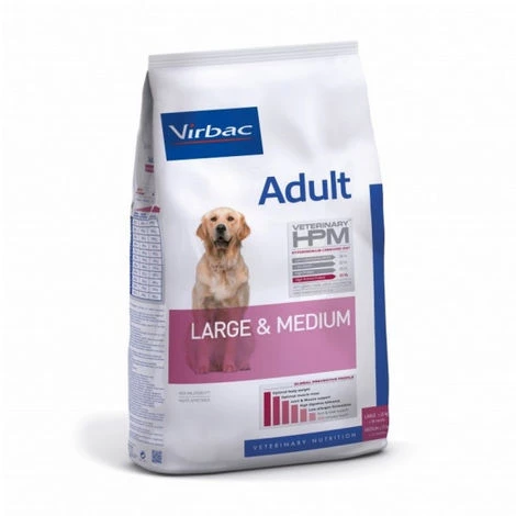 Croquettes Virbac Veterinary HPM Adult Large & Medium Sac 7 Kg 3 Croquettes Virbac Veterinary HPM Adult Large & Medium Sac 7 Kg